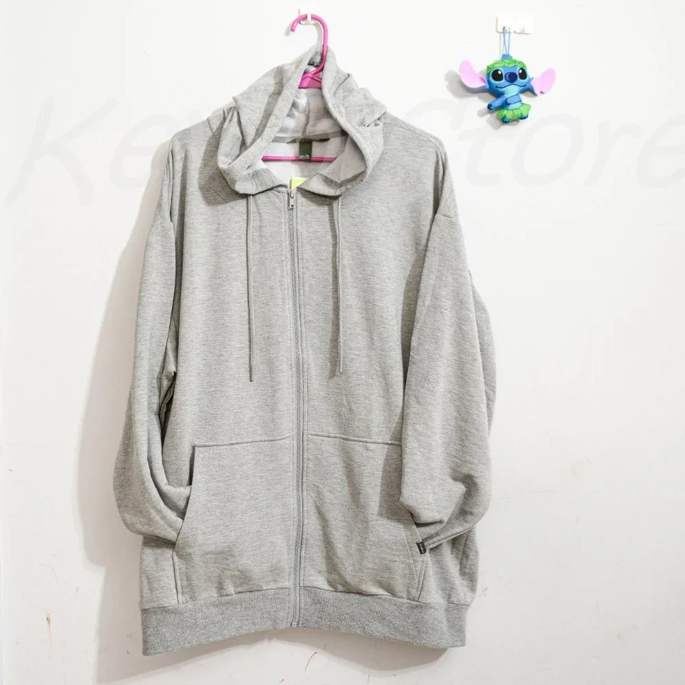Eddie Bauer men full-zip supersoft hoodie Gray - Picture 4 of 7
